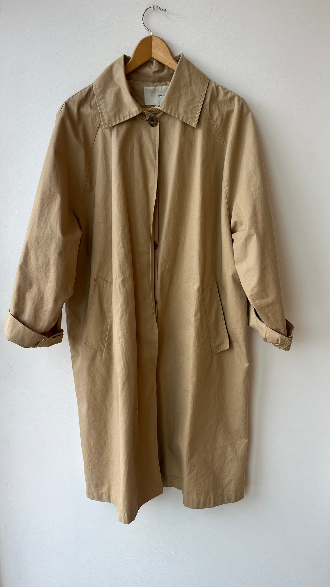 Oak + Fort 100% cotton trench (one size)