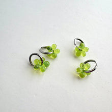 Load image into Gallery viewer, Glass Flower Earrings (Assorted Colours)
