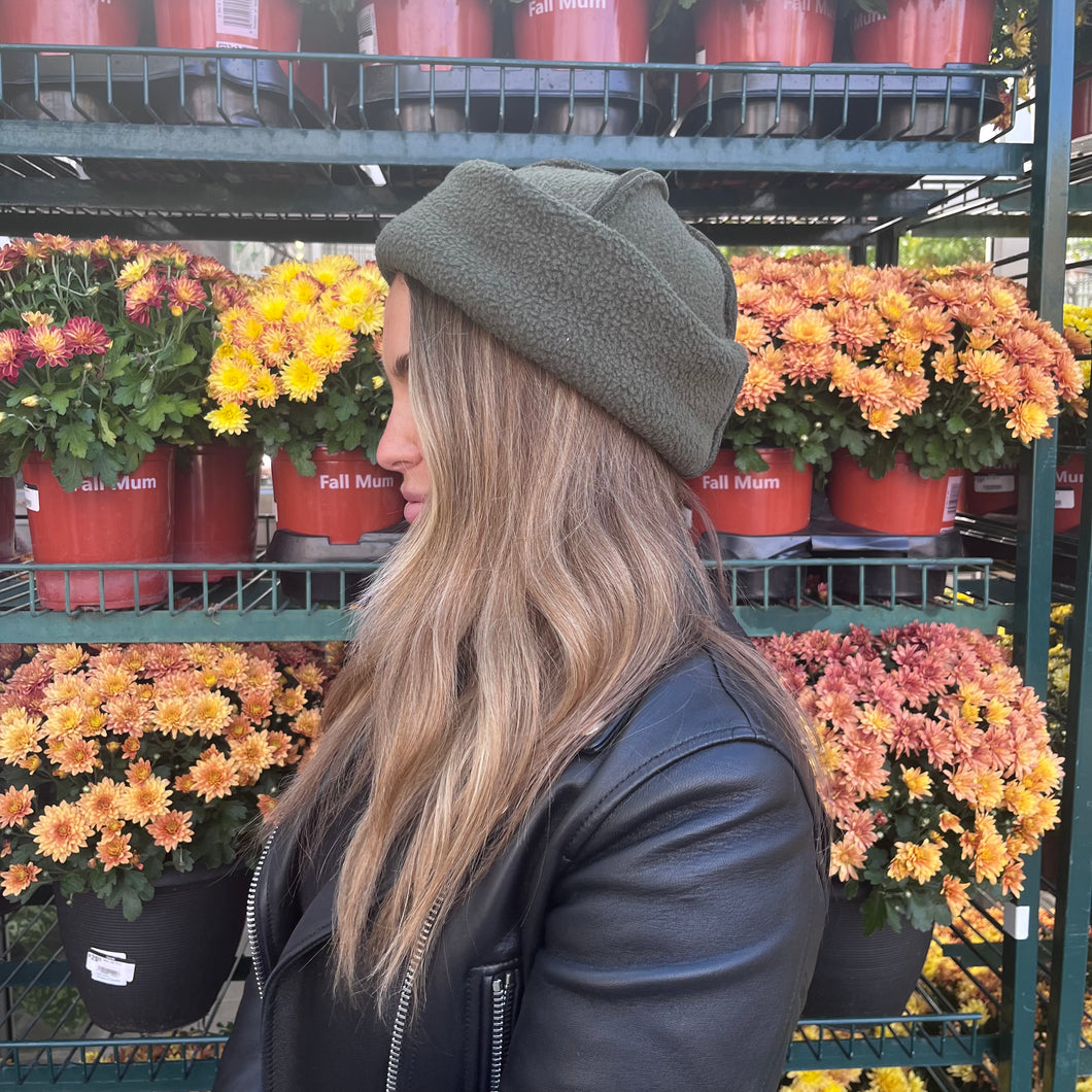 Fleece Toque, Olive