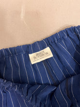 Load image into Gallery viewer, Linen Sleep Short, Blue Stripe
