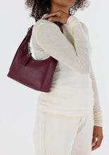Load image into Gallery viewer, Mini Recycled Leather Shoulder Bag, Mahogany
