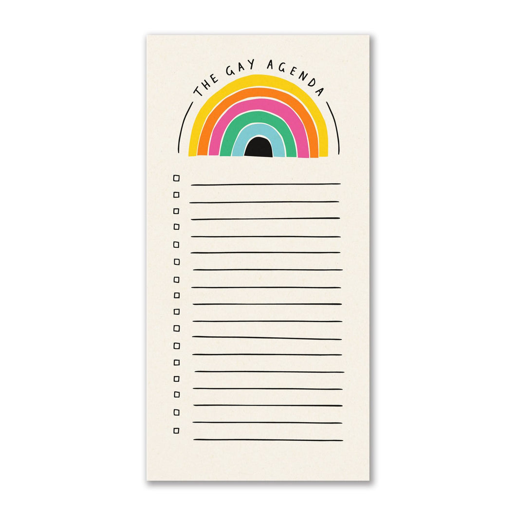 The Gay Agenda Notepad