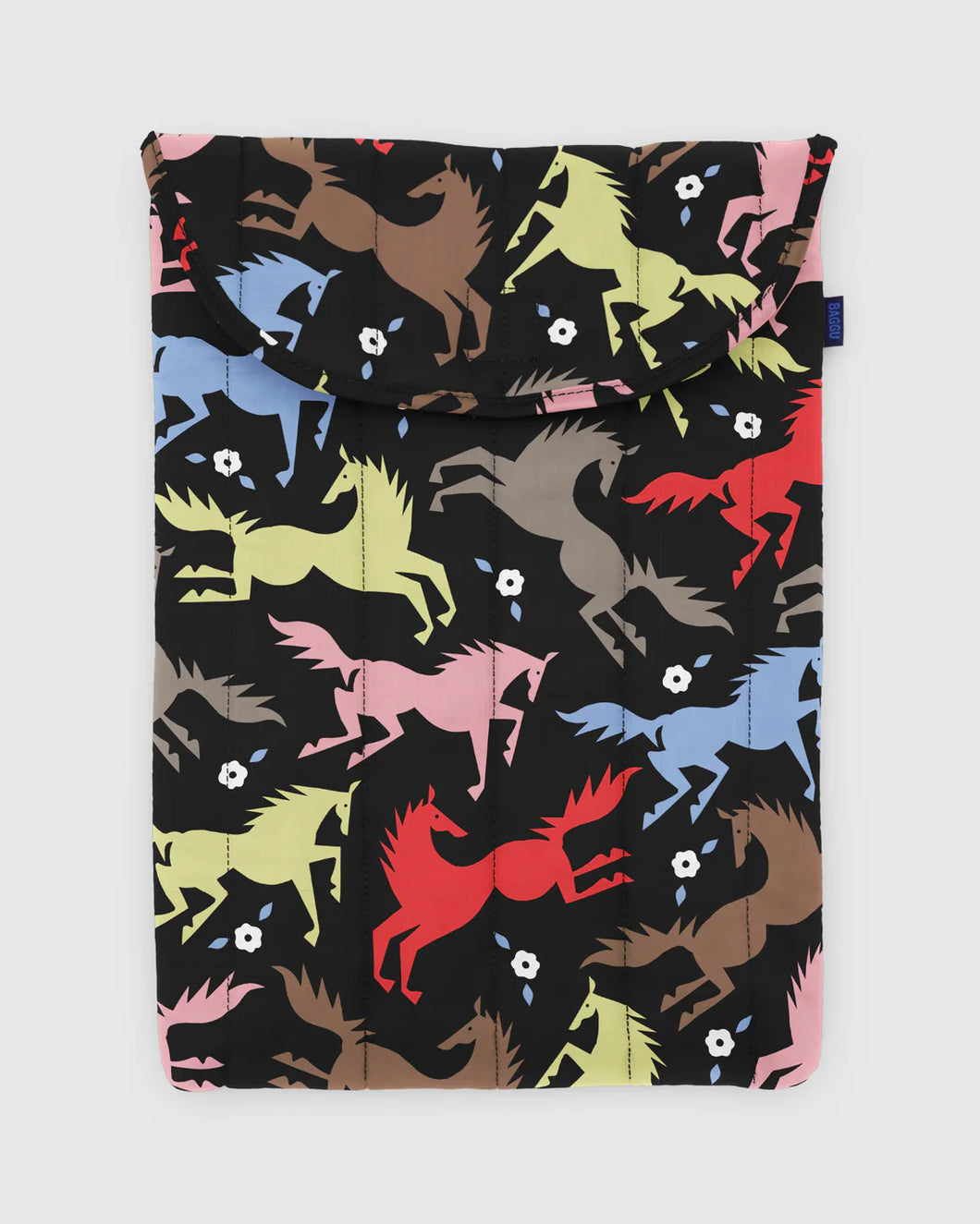 Puffy Laptop Sleeve, Horse Cut-Outs