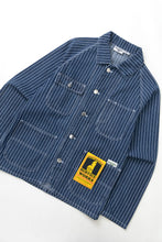 Load image into Gallery viewer, Pinstripe Denim Coverall 2.0 - Indigo
