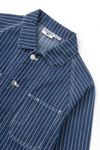 Load image into Gallery viewer, Pinstripe Denim Coverall 2.0 - Indigo
