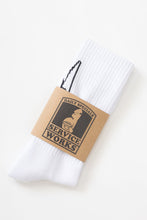 Load image into Gallery viewer, Knife &amp; Fork Socks - White
