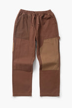 Load image into Gallery viewer, Patchwork Utility Chef Pants - Brown
