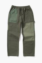 Load image into Gallery viewer, Patchwork Utility Chef Pants - Green
