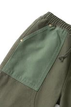 Load image into Gallery viewer, Patchwork Utility Chef Pants - Green
