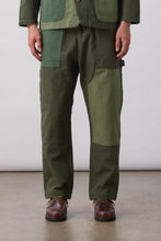 Load image into Gallery viewer, Patchwork Utility Chef Pants - Green
