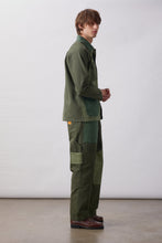 Load image into Gallery viewer, Patchwork Utility Chef Pants - Green
