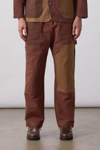 Load image into Gallery viewer, Patchwork Utility Chef Pants - Brown
