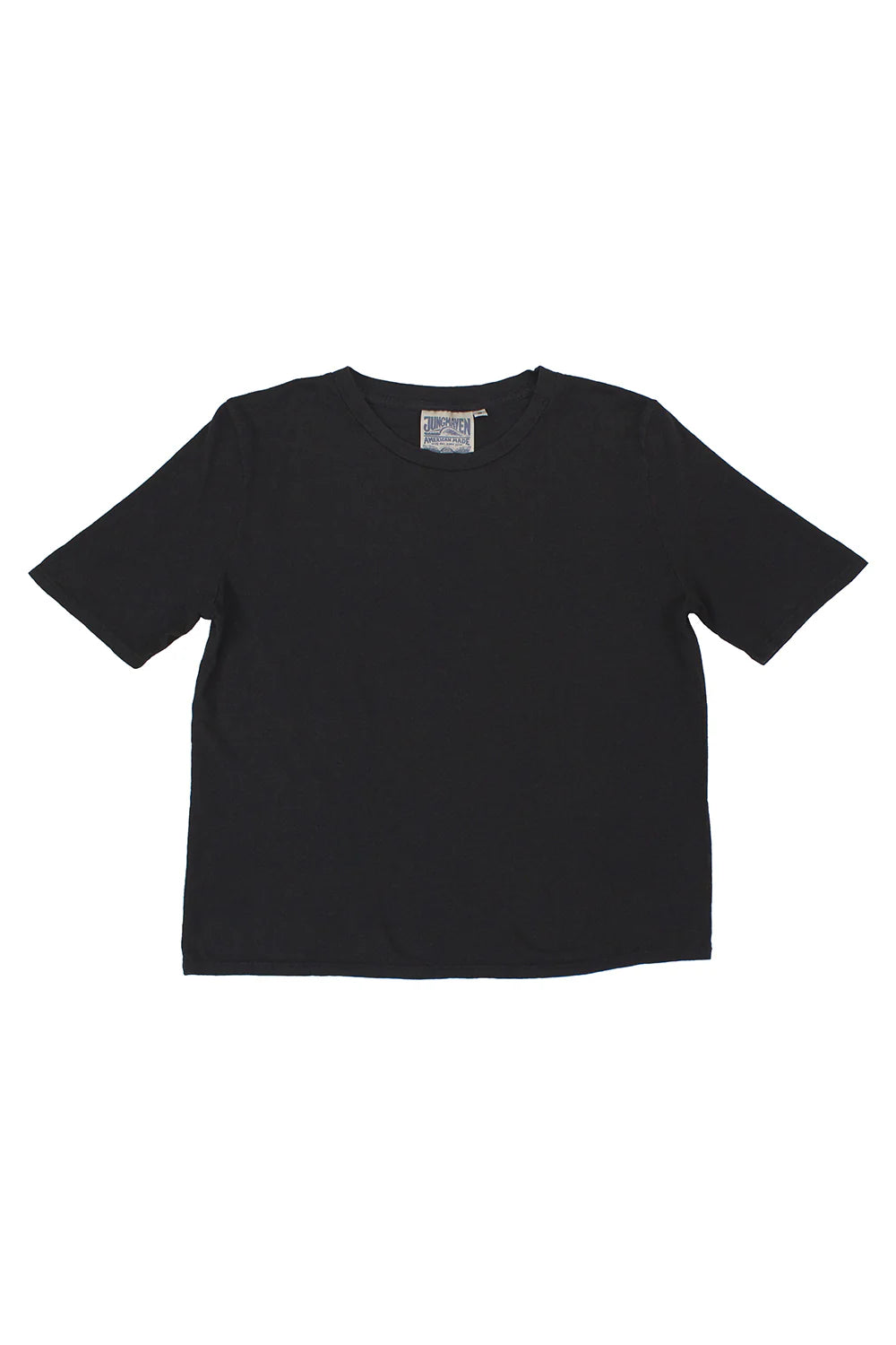 Silverlake Cropped Tee, Black