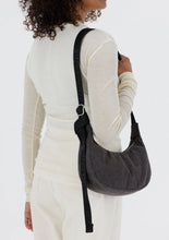Load image into Gallery viewer, Small Crescent Bag, Washed Black Denim
