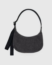 Load image into Gallery viewer, Medium Crescent Bag, Washed Black Denim
