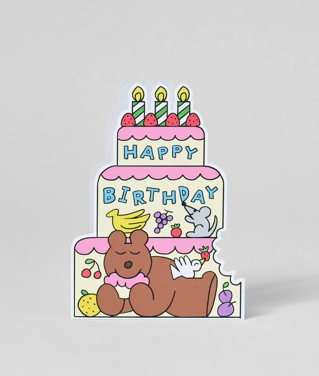 Birthday Cake Bear Card