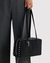 Load image into Gallery viewer, Nylon Bowler Bag - Studs
