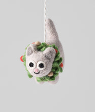 Load image into Gallery viewer, Ernest the Cat Felt Ornament
