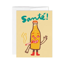 Load image into Gallery viewer, Santé ! Greeting Card
