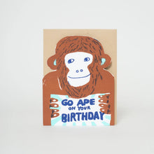 Load image into Gallery viewer, Go Ape Birthday Card
