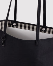 Load image into Gallery viewer, Medium Nylon Reversible Tote - Black Mix
