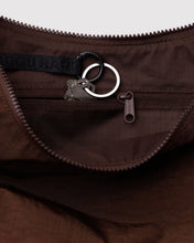 Load image into Gallery viewer, Medium Nylon Crescent Bag, Coffee
