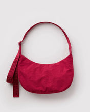 Load image into Gallery viewer, Medium Nylon Crescent Bag, Cherry
