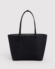 Load image into Gallery viewer, Large Nylon Reversible Tote - Black Mix

