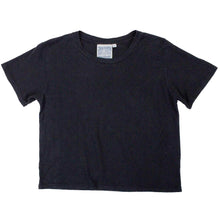 Load image into Gallery viewer, Cropped Lorel Tee Black
