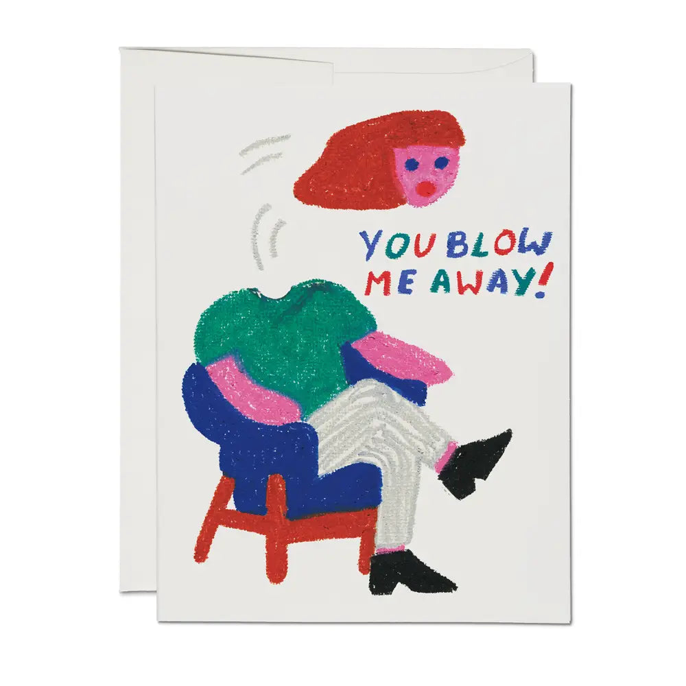 Blown Away Love Card