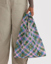Load image into Gallery viewer, Green Star Plaid Baggu
