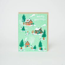 Load image into Gallery viewer, Christmas Cottages Card
