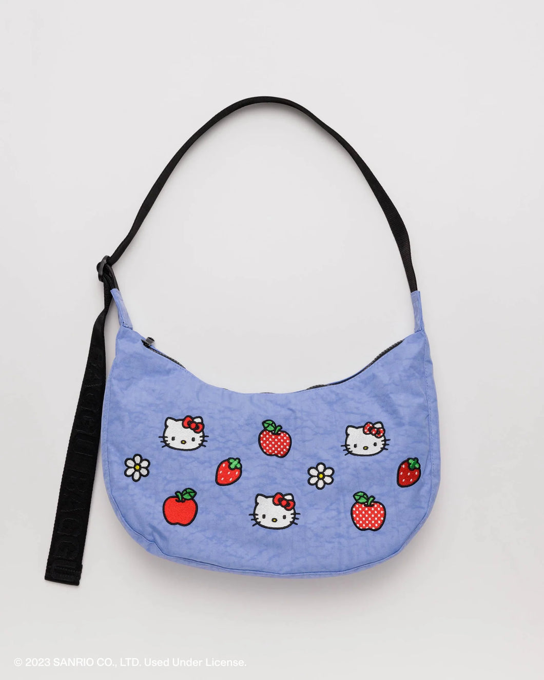 Medium Nylon Crescent Bag, Hello Kitty