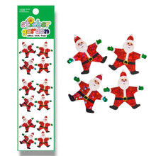 Load image into Gallery viewer, Assorted Santa Stickers
