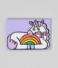 Load image into Gallery viewer, Unicorn with Mini Card

