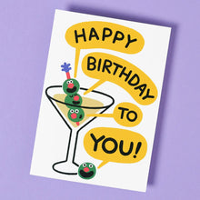 Load image into Gallery viewer, Happy Birthday Martini Card
