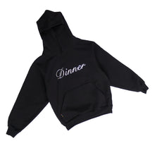 Load image into Gallery viewer, "Dinner" Bedazzled Hoodie
