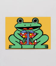 Load image into Gallery viewer, Frog with Mini Gift Box Card
