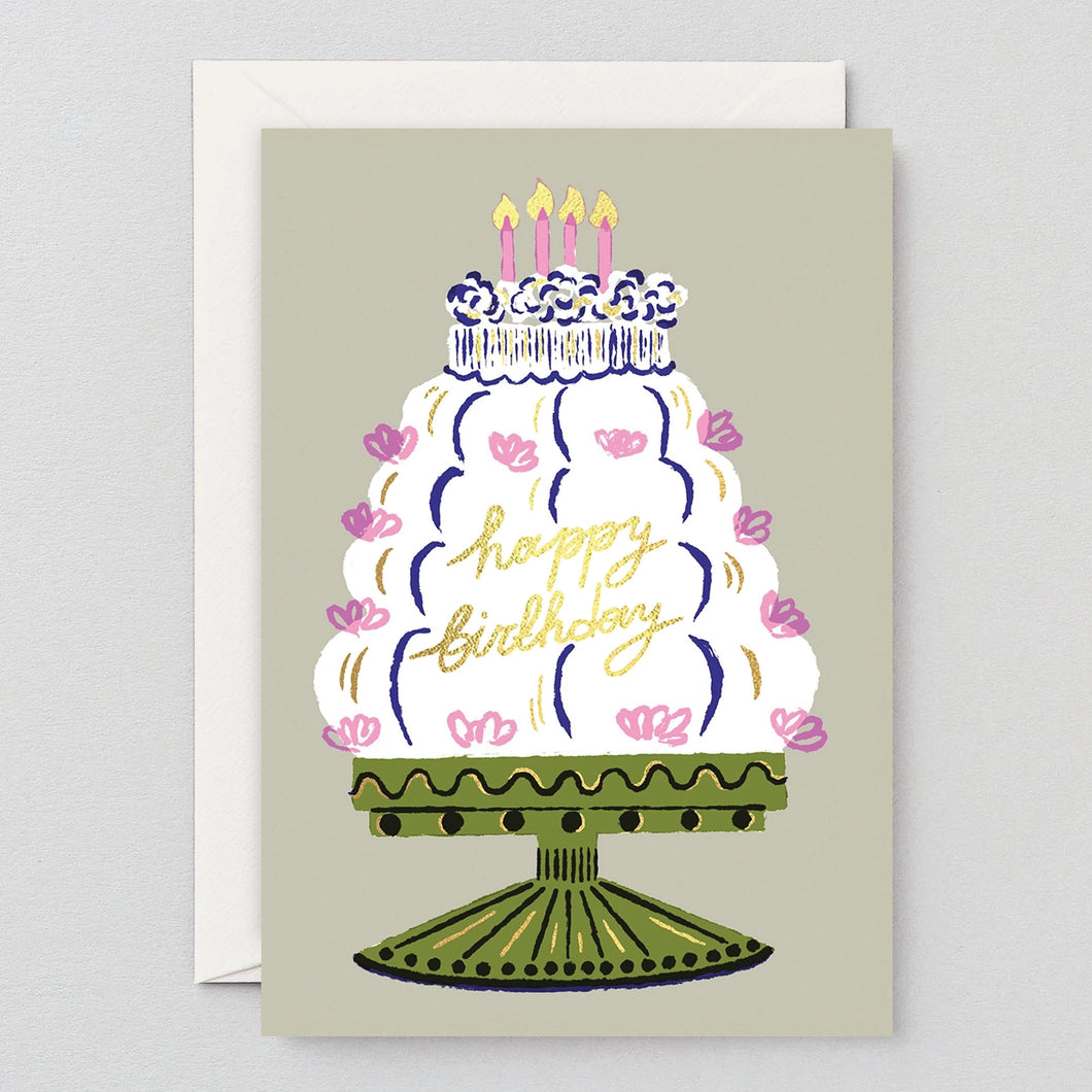Happy Birthday Cake Card