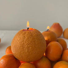 Load image into Gallery viewer, Large Orange Candle
