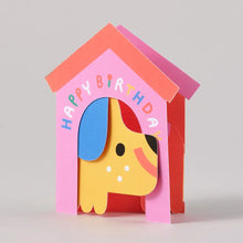 Load image into Gallery viewer, Birthday Dog Fold Out Card
