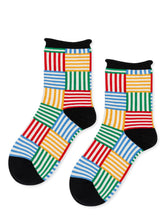 Load image into Gallery viewer, Striped Tile Crew, Bright
