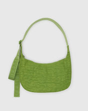 Load image into Gallery viewer, Medium Nylon Crescent Bag, Green Juice
