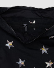 Load image into Gallery viewer, Medium Nylon Crescent Bag, Printed Star Sequins
