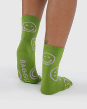 Load image into Gallery viewer, Happy Crew Sock, Pear Happy
