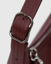 Load image into Gallery viewer, Mini Recycled Leather Shoulder Bag, Mahogany
