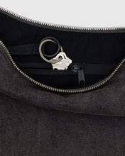 Load image into Gallery viewer, Small Crescent Bag, Washed Black Denim
