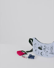 Load and play video in Gallery viewer, Crescent Bag Charm, Pony Embroidery
