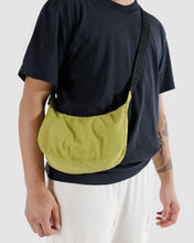 Load image into Gallery viewer, Small Nylon Crescent Bag, Lemongrass
