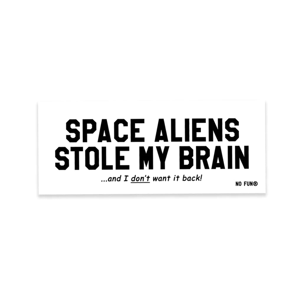 Space Aliens Bumper Sticker